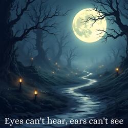Eyes can't hear, ears can't see