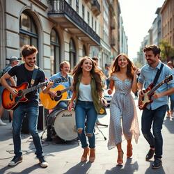 Ritmo en la alegre ciudad