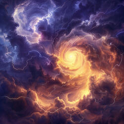 Light Swirling Storm