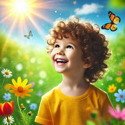 Bom dia sol, para crianças