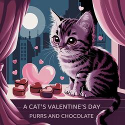 A Cat's Valentine's Day of Purrs and Chocolate