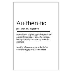 Au•then•tic