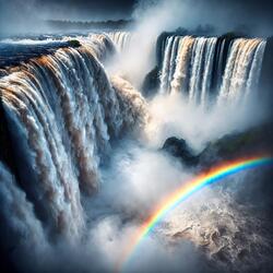 Waterfall Dancing Energy