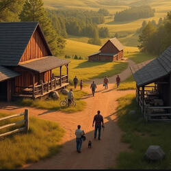 Sunday morning at grandpa´s ranch