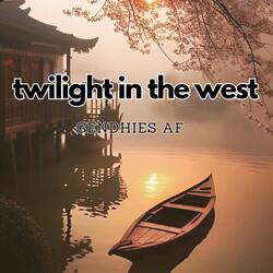 twilight in the west