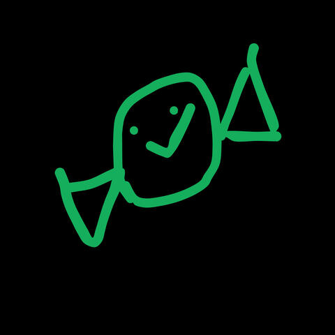 green candy
