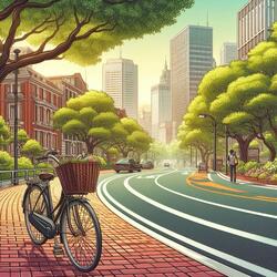 Comfortable Cycling Road