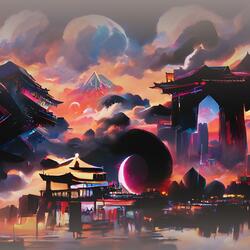 Sunset Over the Rooftops