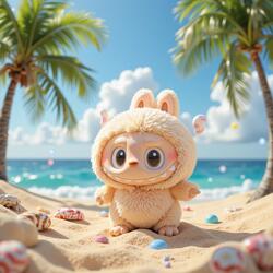 Labubu Goes to the Beach