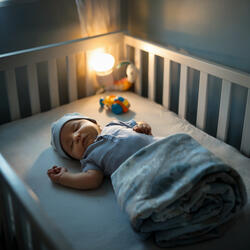 A River of Starlight Guiding Baby’s Dreams to the Sky A Warm and Gentle Lullaby for Restful Sleep