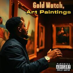 Gold Watch, Art Paintings
