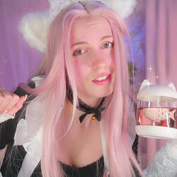 ASMR tu Amiga GATITA Maid te Mima antes de ir a la Fiesta
