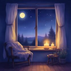 Lake Under the Moonlight