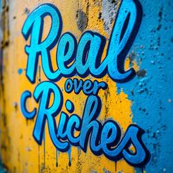Real over Riches