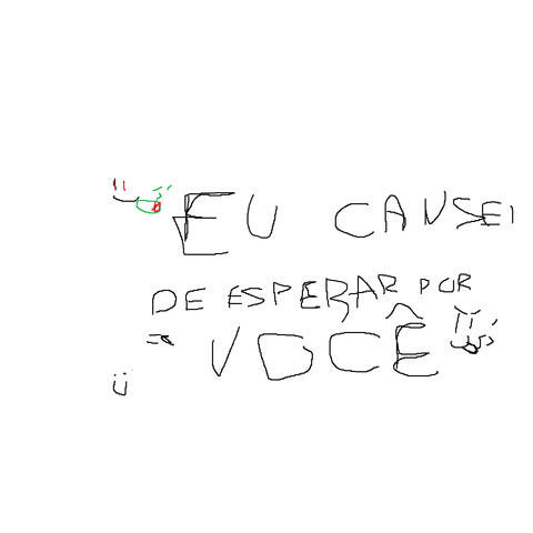 eu cansei de esperar por voce