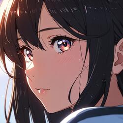 Gaze at me with sparkling eyes