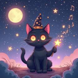 Magic Black Cat