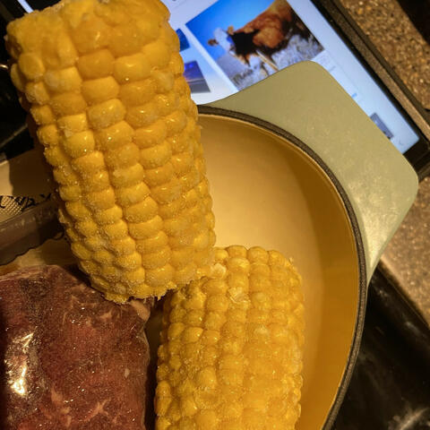 Steak Is Simply Post-Digested Corn!! Enjoy!!