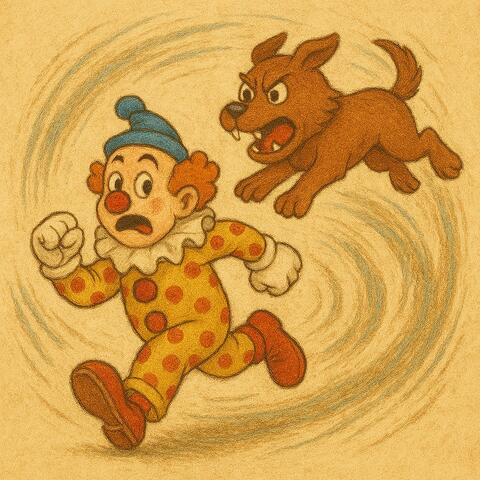 追って追われてグルグル回し