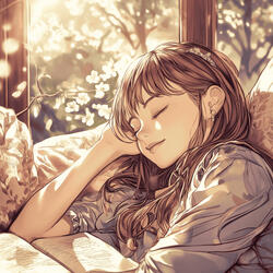 Spring light, wind and cushions