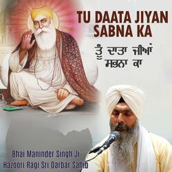 Tu Daata Jiyan Sabna Ka