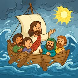 Jesus Calmed The Sea