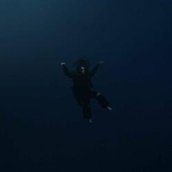 floating in the empty ocean