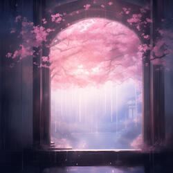 Sakura Rainy Window
