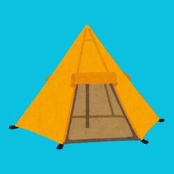 真夏のキャンプと空色ピース