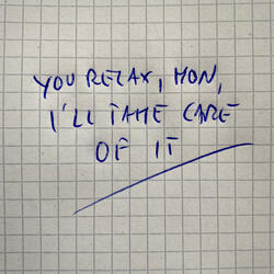 You Relax, Hon, I'll Take Care of It