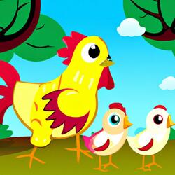 A Galinha Pintada Passeando