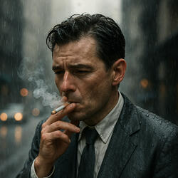 rainy suit and cigarette scent