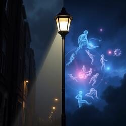 Свет от фонарей