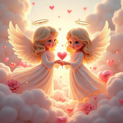 The tuning of love played by angels