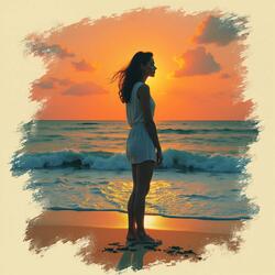 Touching the scorched bare skin