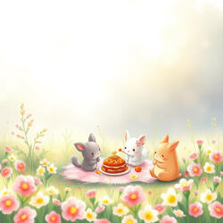 A Tiny Sky with Cats