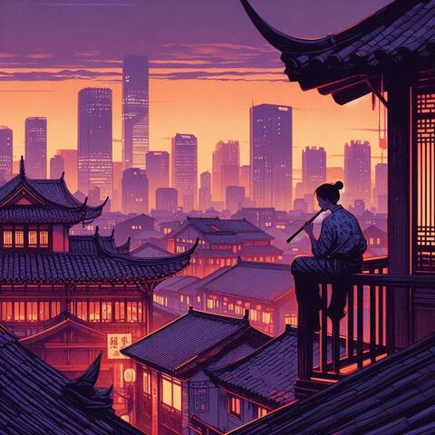 成都の黄昏