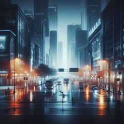 Urban Echoes in the Stillness of Night