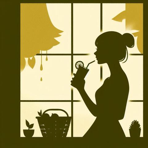 夏風の抹茶レモネード