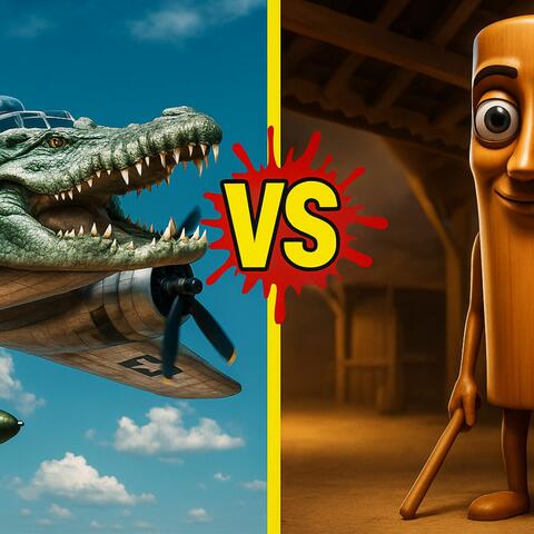 Tung Sahur vs Bombardino Crocodilo