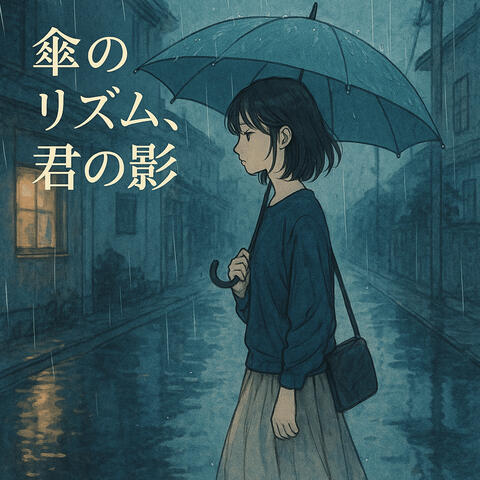 傘のリズム、君の影