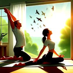 Breath melting in the morning sun