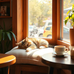 Milk and Fluffy Nap Time