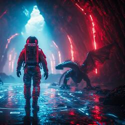 Space cavern 5 Born inside a data chain