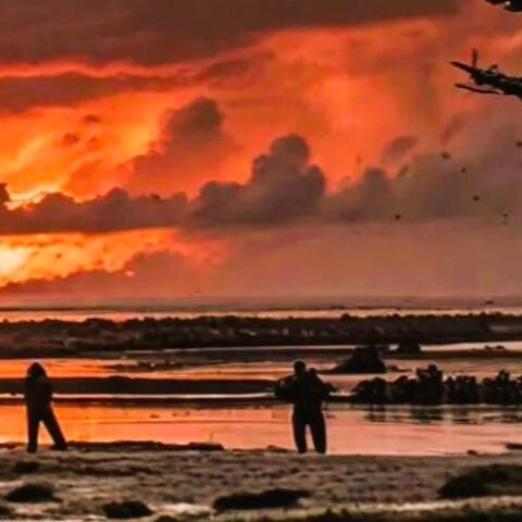 Beneath Crimson Sky