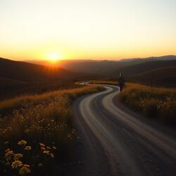 Down the old dirt road