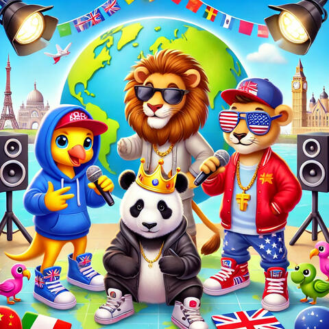 Rap Around the World Educational Songs About Countries for Kids Ages 5-7