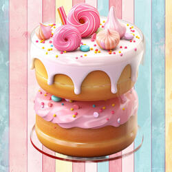 Ice Cream and Donuts Delight
