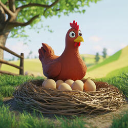 I love my farm, so big and bright