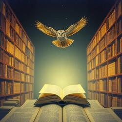The Owl's Golden Flight
